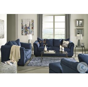 Darcy Blue Living Room Set
