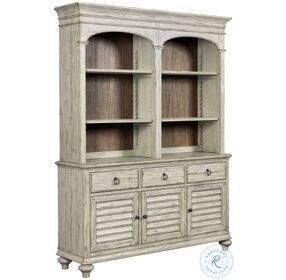 Weatherford Cornsilk Hastings Open Buffet with Hutch