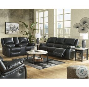 Calderwell Black Reclining Living Room Set