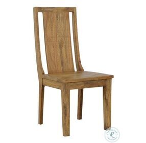 Elias Rayz Natural Brown Dining Chair Set Of 2