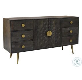 Brooklyn Chamberline Gray And Gold Credenza