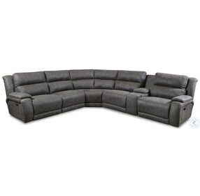 Sure Thing Ink Reclining Sectional