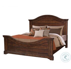 Stonebrook Tobacco King Panel Bed