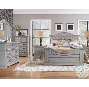 Stonebrook Antique Gray Panel Bedroom Set