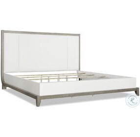 Staycation Driftwood Queen Upholstered Panel Bed
