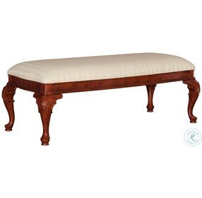 Cherry Grove Classic Antique Cherry Bed Bench