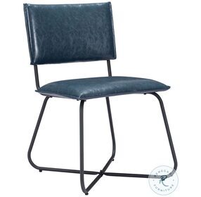 Grantham Dark Blue Dining Chair Set of 2