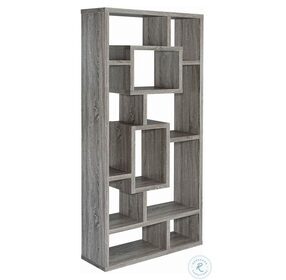 Howie Weathered Grey Bookcase