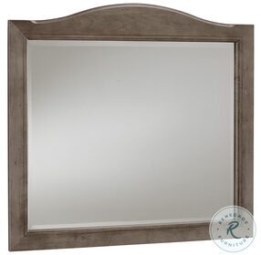 Cool Farmhouse Gray Arched Mirror