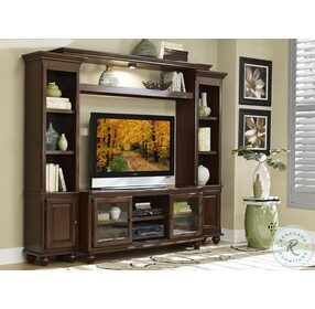 Lenore Rich cherry Entertainment Wall