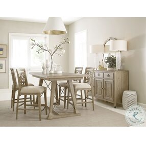 Vista Oyster Clayton Counter Height Dining Room Set