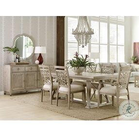 Vista Oyster Clayton Extendable Dining Room Set