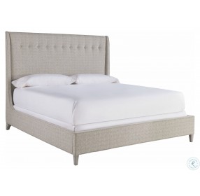 Midtown Flannel King Panel Bed