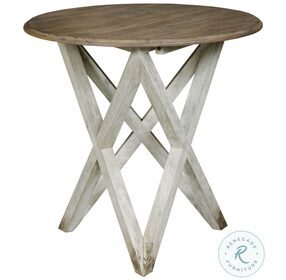 Trails Willow Colton Round Lamp Table
