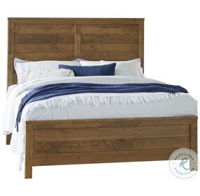 Lancaster County Amish Cherry Casual Queen Panel Bed