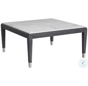 North Bend Graphite And White Marble Top Cocktail Table