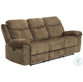 Huddle Up Nutmeg Reclining Sofa With Drop Down Table