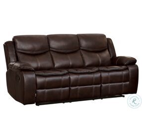 Bastrop Dark Brown Reclining Sofa