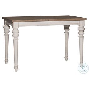 Heartland Antique White Extendable Counter Height Gathering Dining Table
