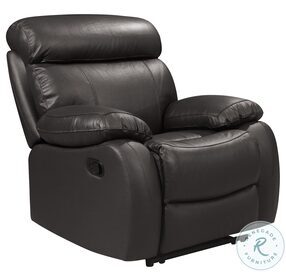 Pendu Brown Leather Reclining Chair