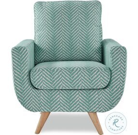 Deryn Teal Accent Chair