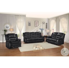 Jarita Black Double Reclining Living Room Set