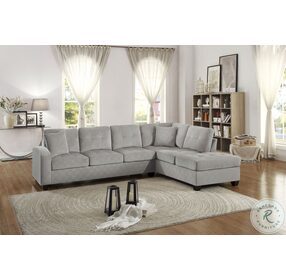 Emilio Taupe 2 Piece Sectional
