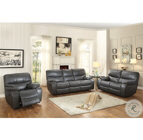 Pecos Gray Double Reclining Living Room Set