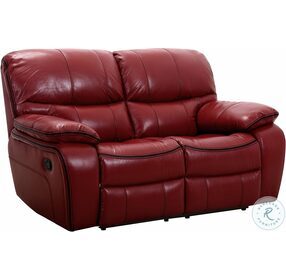 Pecos Red Double Reclining Loveseat
