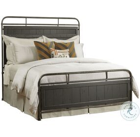 Mill House Folsom Anvil Queen Metal Panel Bed