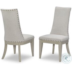 Solstice Gray Upholstered Side Chair Set Of 2