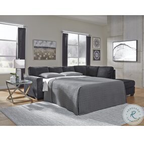 Altari Slate 2 Piece Sleeper Sectional with RAF Chaise