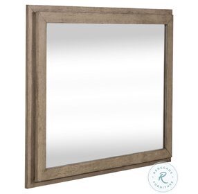 Canyon Road Burnished Beige Lighted Mirror