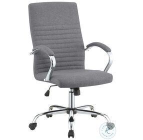 Abisko Grey And Chrome Office Chair