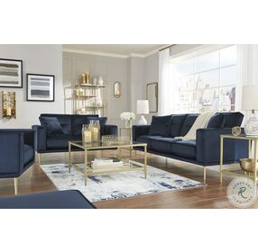 Macleary Navy Living Room Set