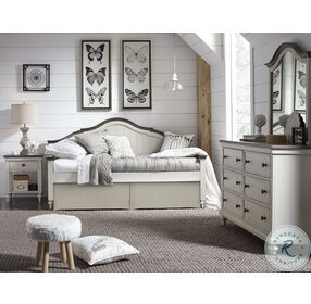 Brookhaven Youth Vintage Linen And Rustic Dark Elm Youth Day Bedroom Set
