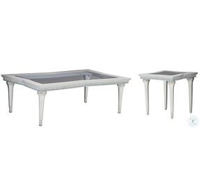 Melrose Dove Rectangular Occasional Table Set