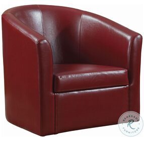 Turner Red Accent Swivel Chair