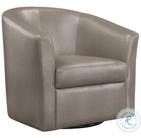 Turner Champagne Swivel Accent Chair