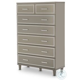 Urban Place Dove Grey 7 Drawer Chest
