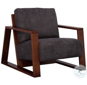 Castle Castlerock Grey And Brown Accent Chair