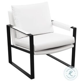 Rosalind White Accent Chair