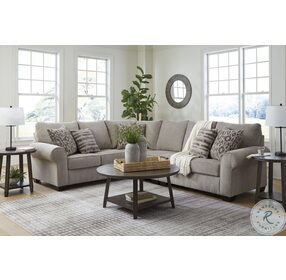 Claireah Umber 3 Piece Sectional with LAF Sofa
