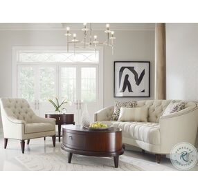 Classic Elegance Chestnut Living Room Set