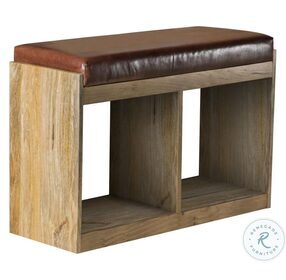 Abrielle Brown And Natural Accent Bench