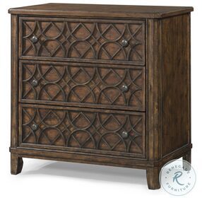 Trisha Yearwood Home Coffee 3 Drawers Accent Chest