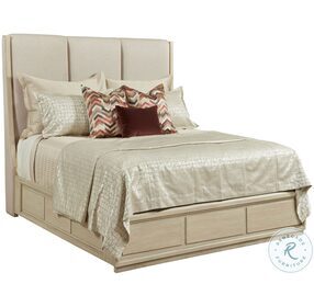 Lenox Siena Alabaster Queen Upholstered Panel Bed