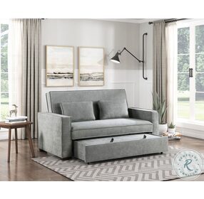 Alta Gray Sofa with Pull Out Bed