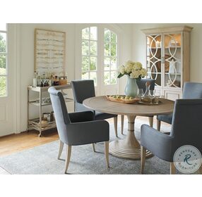 Malibu Grey Kingsport Round Dining Room Set by Barclay Butera