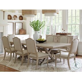 Malibu Grey Rockpoint Rectangular Extendable Dining Room Set by Barclay Butera